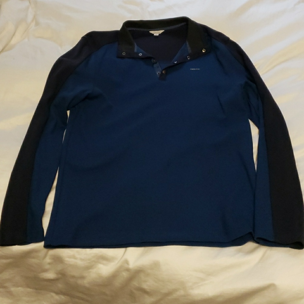 CALVIN KLEIN 3/4 button sweater - men's size M
